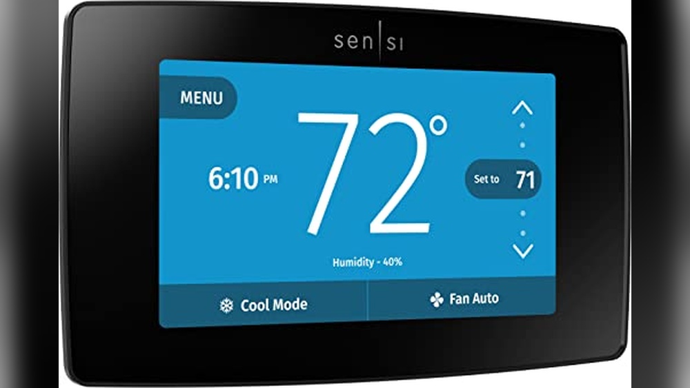 Smart Thermostat With Touchscreen Display And Remote Access