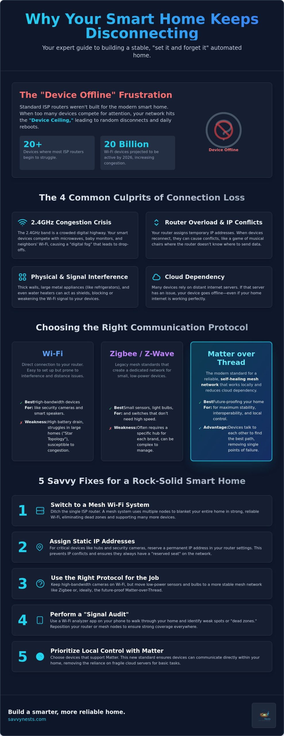 Why Your Smart Home Devices Keep Losing Connection: A 2026 Troubleshooting Guide
