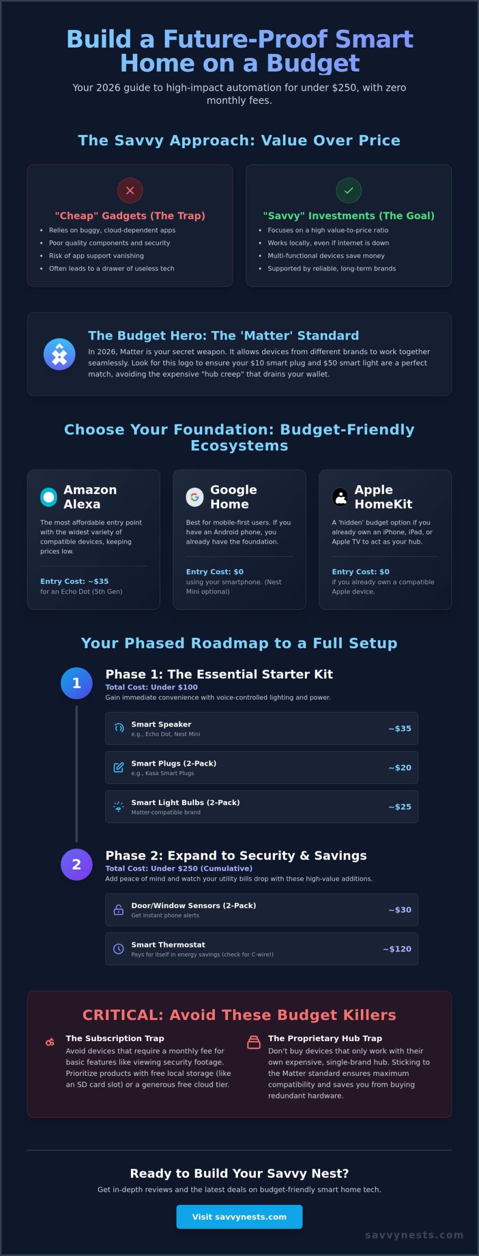 Smart Home on a Budget: How to Build Your Savvy Nest for Less in 2026