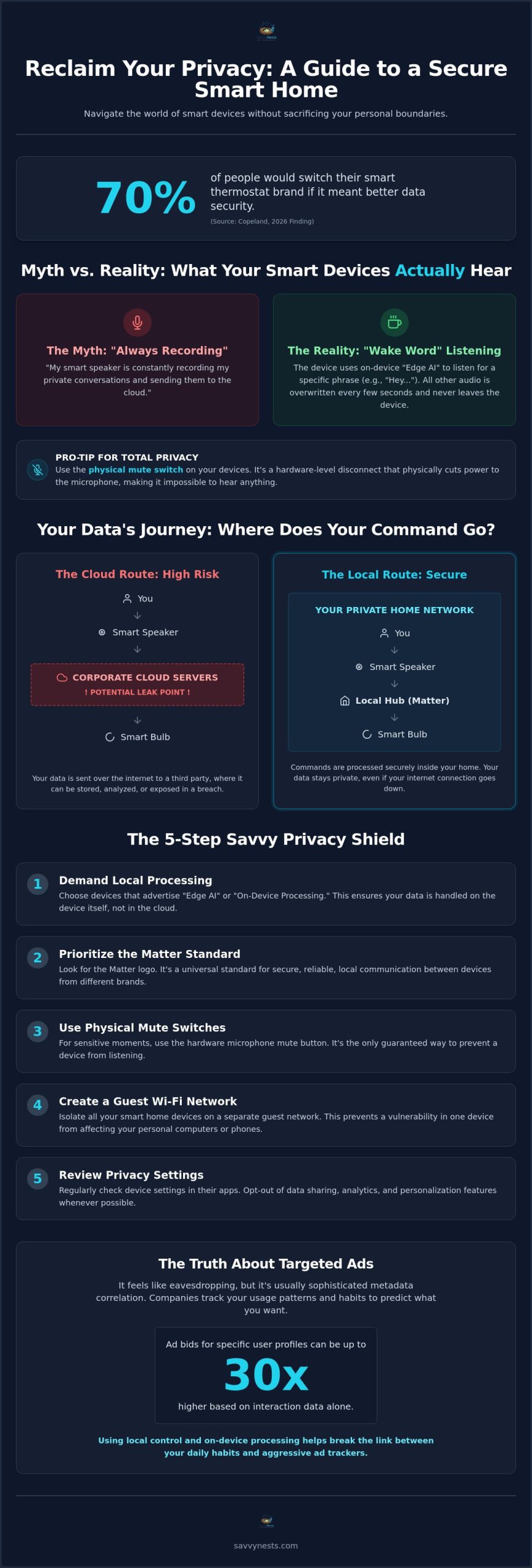 Smart Home Privacy Tips: Debunking Myths and Securing Your Nest in 2026